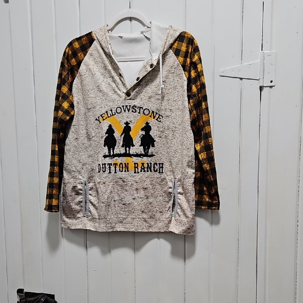 Yellowstone Dutton Ranch Women's V-Neck Sweater